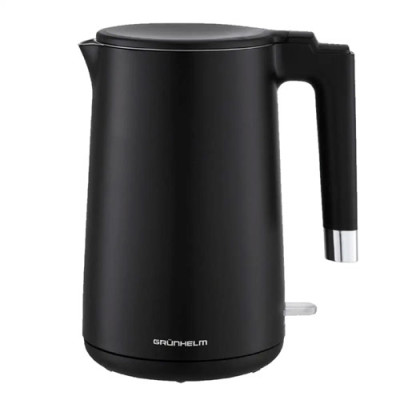 Чайник електричний 1,7л 1800 Вт, метал дисковий EKS-25020 GRUNHELM Чорний / уп 12шт гарантія 1 рік