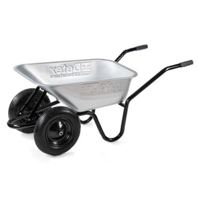 УЦІНКА Тачка Детекс D-12 /2 колеса пневмо втулка пластмасова 85л г/п-200кг (085z PN408MV 2PR) кузов оц. рама кольорова (без повернення)