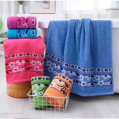 Рушник мікрофібра для обличчя 50*100 Mallory mix /95-538-252/уп 6шт