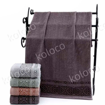 Рушник мікрофібра для обличчя 50*100 Koloco mix /152-58-240/уп 8шт