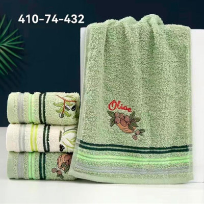 Рушник махровий для рук 35*75 Mallorу mix Олива /410-74-432/12шт в уп