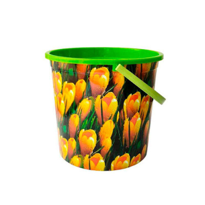 Відро 10л п/е з малюнком 