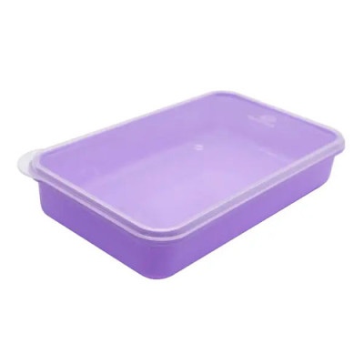 Контейнер харчовий 0,5л прямокутний з кришкою 