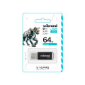 Флешка USB 64Gd Wibrand Cougar чорна (WI2.0/CU64P1B)