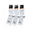 Шкарпетки (№242) високи з резинкою на стопі Nike XLX105b чол(41-45) Білі уп.12шт
