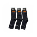 Шкарпетки (№243) високи з резинкою на стопі Nike XLX105ч чол(41-45) Чорні уп.12шт