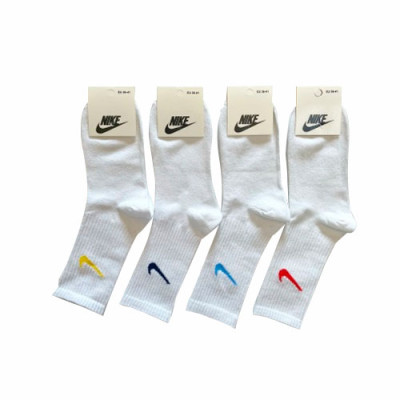 Шкарпетки (№228) висока резинка Nike XL106kN жін(36-41) Білі уп.12шт