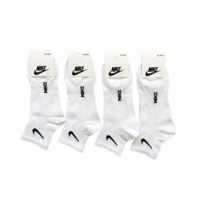 Шкарпетки (№116) середні з резинкою на стопі Nike XX106/2b жін(36-41) Білі уп.12шт