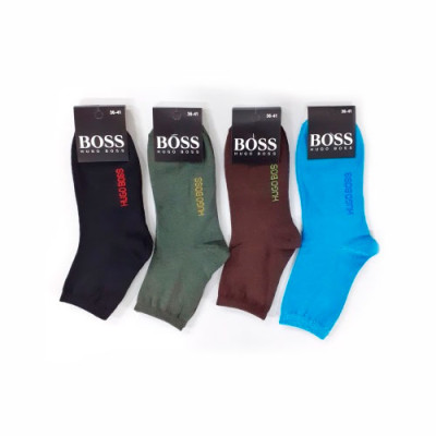 Шкарпетки (№113) середні Hugo Boss 504 жін(36-41) Мікс уп.12шт