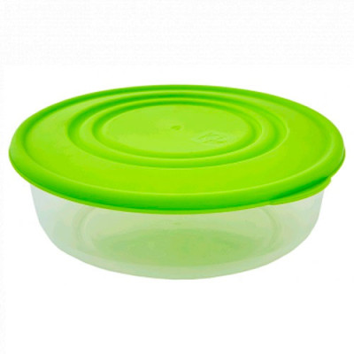 Контейнер харчовий 1,025л круглий Оливка /167034