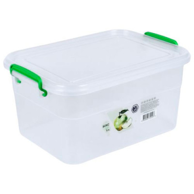 Контейнер харчовий 5л з ручками прямокутний 20,4*28,5*14см /NP-61