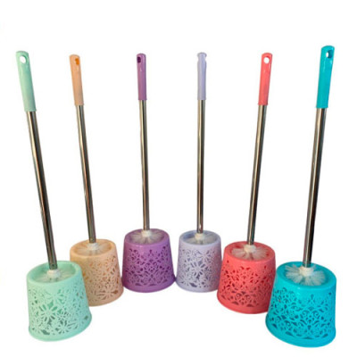 Туалетний комплект (йорж з підставкою) 6 кольорів /2205-1