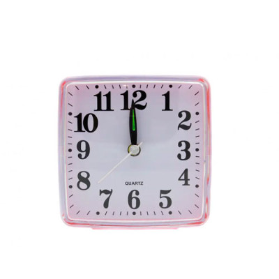 Годинник будильник прямокутний QUARTZ 614 батар.AA