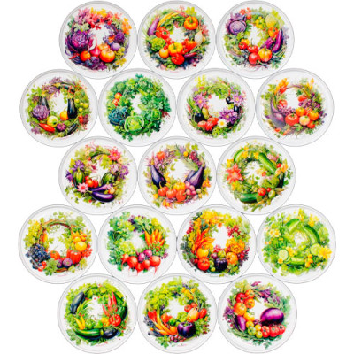 Кришка для консервації СКО 82мм Панночка Овочевий віночок / уп 50шт