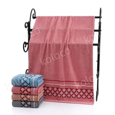 Рушник махровий для обличчя 50*100 Koloco mix/152-60-240/уп 8шт