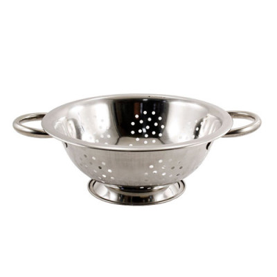 Друшляк нерж.24см глибокий на ніжці /CS-2002-28