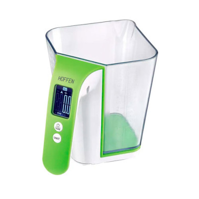 Стакан мірний електронний з вагами кухонний KES-100 GRUNHELM вага до 2кг