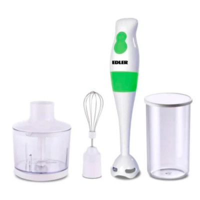 Блендер 200Вт занурювальний Edler EDHB-1630 Білий/Зелений хромована ніжка мірний стакан(без гарантії) Блендер 200Вт занурювальний Edler EDHB-1630 Білий/Зелений хромована ніжка мірний стакан(без гарантії)