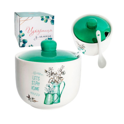 Цукорниця керам 500мл Бавовна /700-03-18