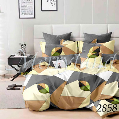 К-т пост. білизни двоспальне /2858 ранфорс MERRYLAND(пр180*215, под. 180*215, нав. 70*70*2)