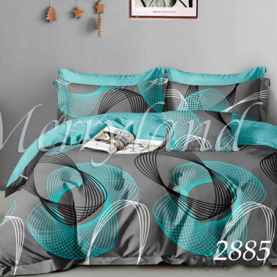 К-т пост. білизни двоспальне /2885 ранфорс MERRYLAND(пр180*215, под. 180*215, нав. 70*70*2)