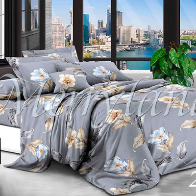 К-т пост. білизни євро /2745 бязь MERRYLAND BRONZE(пр200*215, под. 200*215, нав. 70*70*2)