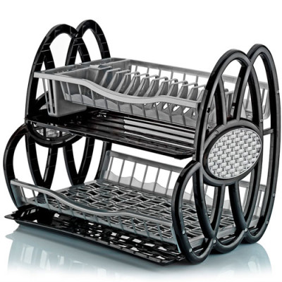 Сушарка для посуду двоярусна