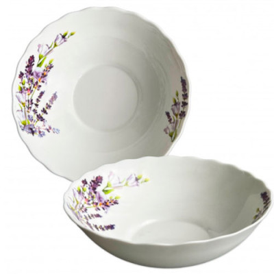 Миска керам №7 глибока Лаванда /уп.6шт