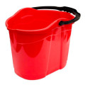 Відро МОП 14 л овальне червоне 