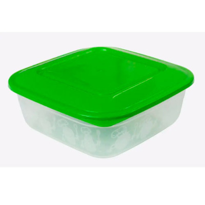 Контейнер харчовий 0,7л квадратний Полімерагро