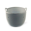 Кошик для зберегання 3,3л круглий Сірий DROP DESING/М-153
