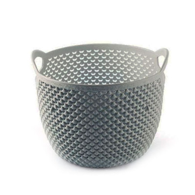Кошик для зберегання 3,3л круглий Сірий DROP DESING/М-153