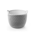 Кошик для зберегання 3,3л круглий Світло-сірий DROP DESING/М-153
