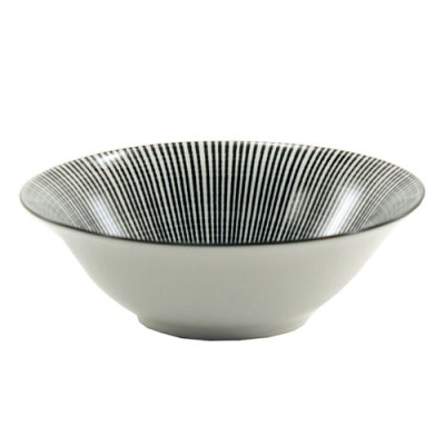 Миска керам 200мм глибока Космо Black /уп. 6шт