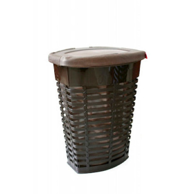 Кошик для білизни 50л PRIMA NOVA Palm Коричневий