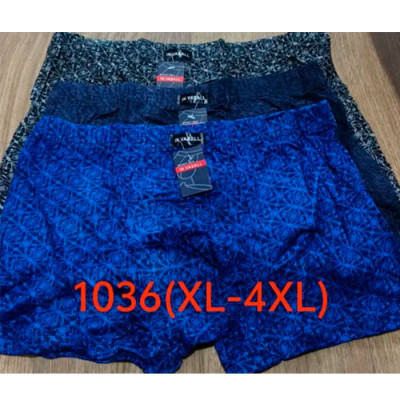 Труси чоловічі боксери стейч/бамбук VASALL XL-4XL / 1036/уп.12шт