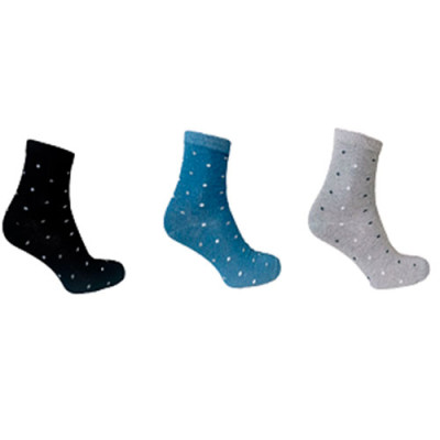 Шкарпетки (№441) махрові високі Економ класичні Горох жін (36-40) ПС уп.10шт