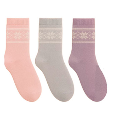 Шкарпетки (№442) махрові високі Економ класичні з візерунком жін (36-40) ПС уп.10шт