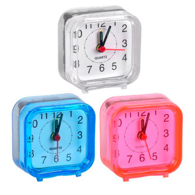 Годинник будильник прямокутний /2046/ батар.AAA