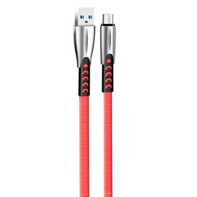 Кабель USB/ micro USB 1м ColorWay Red 2,4А (CW-CBUM11-RD)