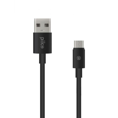 Кабель USB/ micro USB 2м Piko Black 2,4А (CB-UM11)