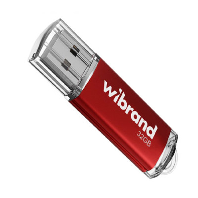 Флешка USB 32Gd Wibrand Cougar червона (WI2.0/CU32P1R)