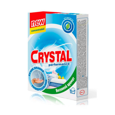Пральний порошок Crysral Ручний 350гр Весняний аромат уп.26шт