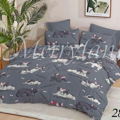 К-т пост. білизни двоспальне /2871 ранфорс MERRYLAND(пр180*215, под. 180*215, нав. 70*70*2)