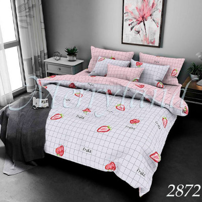 К-т пост. білизни двоспальне /2872 ранфорс MERRYLAND(пр180*215, под. 180*215, нав. 70*70*2)