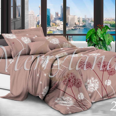 К-т пост. білизни євро /2760 бязь MERRYLAND BRONZE(пр200*215, под. 200*215, нав. 70*70*2)