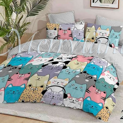 К-т пост. білизни євро /2870 ранфорс MERRYLAND(пр240*215, под. 200*215, нав. 70*70*2)