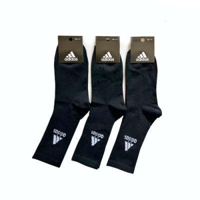 Шкарпетки (№237) високі Adidas XL103ч чол(41-45) Чорні уп.12шт