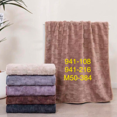 Рушник мікрофібра банний 70*140 Showlife mix /уп 6шт