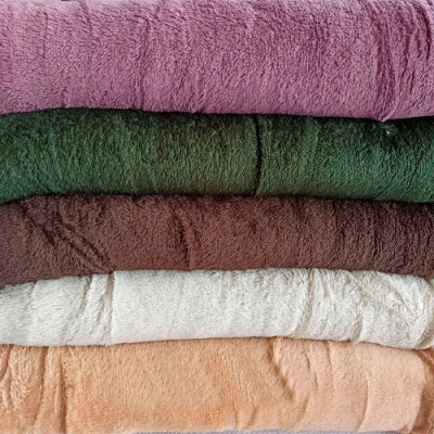 Плед однотонний 200*230 флис МІКС